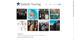 Desktop Screenshot of galactictouring.com